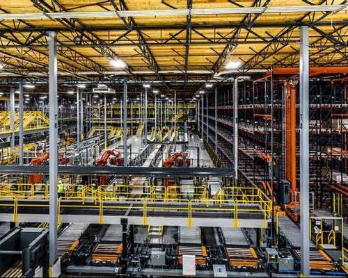 Interior of Big Lots! Distribution Center