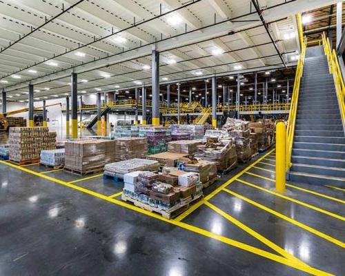 Interior of Big Lots! Distribution Center